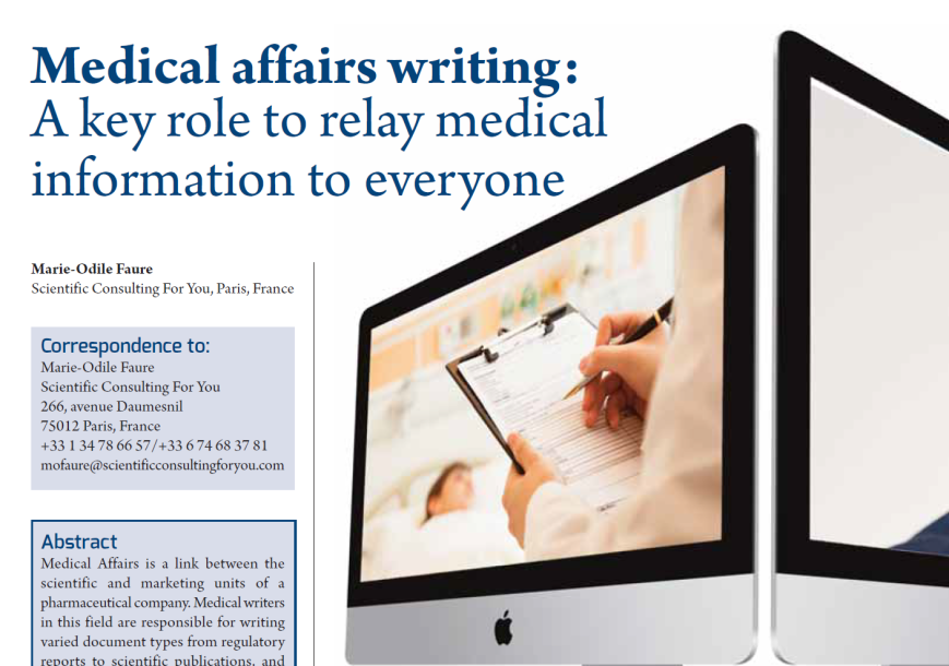 Medical affairs writing Medical affairs writing